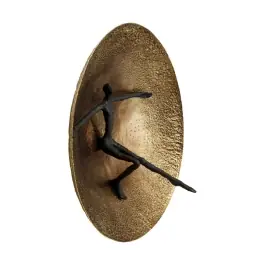Deco pared Umano Brass Ø59cm - Kare Design