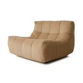 Sillón Lazy Lounge Pana Marrón - HKLiving