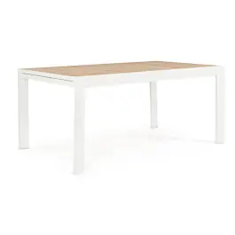 Mesa Comedor Extensible Belmar Blanca 160-240 cm