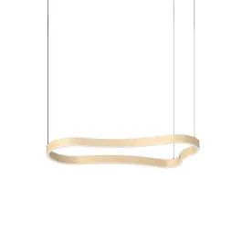 Lámpara Techo Waves Dorada - Ideal Lux
