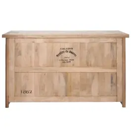 Barra Bar 3 Cajones Madera Natural - J-Line