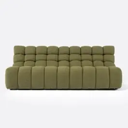 Sofá Chopin Verde Musgo de 4 Plazas - Dareels