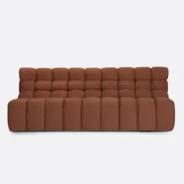 Sofá Chopin Terracota de 4 Plazas - Dareels