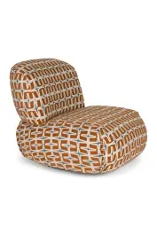 Sillón Ritz Beige Naranja - Bold Monkey