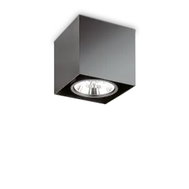 Plafón Mood Square Negro - Ideal Lux