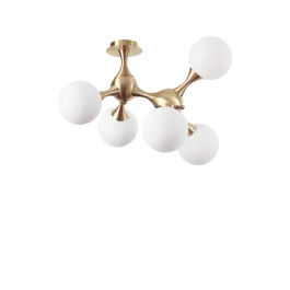 Plafón Nodi Dorado - Ideal Lux