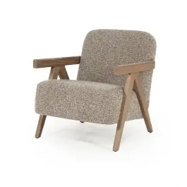 Sillón Francis gris taupe - Eleonora