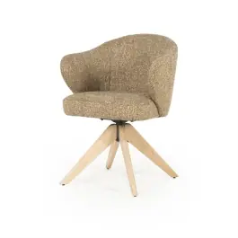 Silla Connor natural mostaza - Eleonora