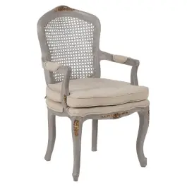 Silla gris-beige