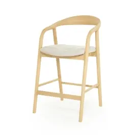 Taburete de cocina Rayven natural - Eleonora