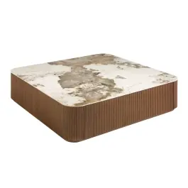 Mesa de Centro Cuadrada Mármol - Angel Cerdá