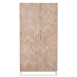 Armario Alto 2 Puertas Zigzag Madera - J-Line