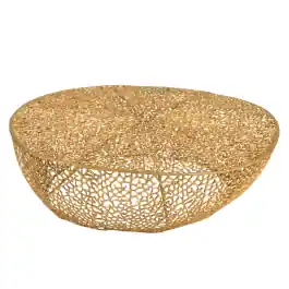Mesa de Centro Coral Dorada Baja - J-Line