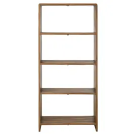 Estantería Madera de Teca 4 Niveles - J-Line