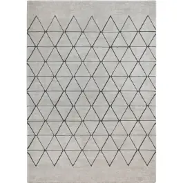 Alfombra Vegas Gris Rombos Gris oscuro - Salgueiro