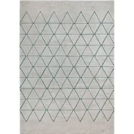 Alfombra Vegas Gris Rombos azules - Salgueiro