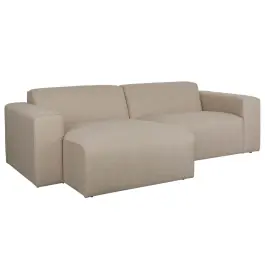 Sofá Milka 3 Plazas Cappuccino Izquierdo - Zuiver