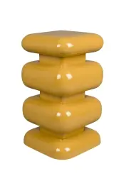 Taburete Stubby Ocre Amarillo - Dutchbone