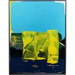 Cuadro Enmarcado Abstract High Azul - Kare Design