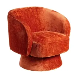Sillón Giratorio Terracota - Ixia