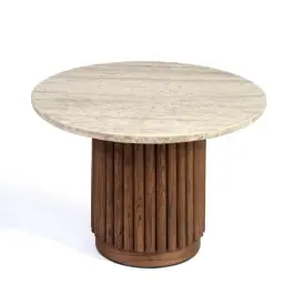 Mesa auxiliar Mateo mármol gris - Crisal Decoracion