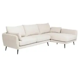 Sofá Chaise Longue Amalfi Crema - Kare Design