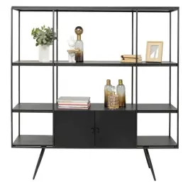 Estantería Cosy Sixties Negro 180x183cm - Kare Design