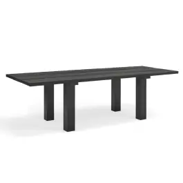 Mesa Comedor Banda 260cm Pino Negro - Teulat