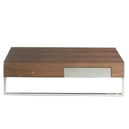Mesa centro rectangular nogal - Angel Cerdá