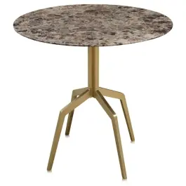 Mesa de Comedor Razor Oro Ø80 - Versmissen
