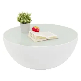 Mesa Centro Lounge Blanco Ø80cm - Kare Design