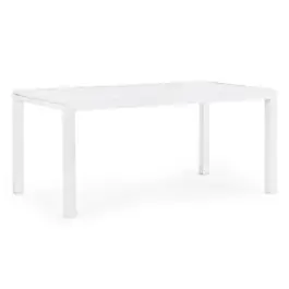 Mesa Exterior Extensible Hilde Blanca 160/240cm - Bizzotto