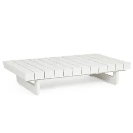 Mesa Centro Exterior Infinity Blanca - Bizzotto