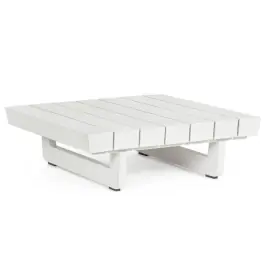 Mesa Auxiliar Exterior Infinity Modular Blanca - Bizzotto