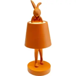 Lámpara Mesa Animal Rabbit Naranja - Kare Design
