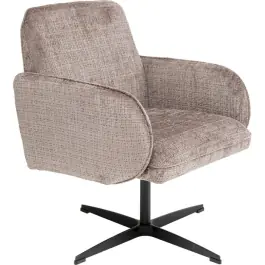 Silla oficina giratoria Tabea Marrón - Kare Design