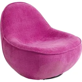 Sillón giratorio Ovo Rosa - Kare Design