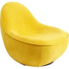 Sillón giratorio Ovo Amarillo - Kare Design