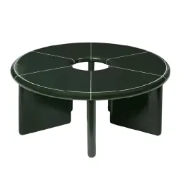 Mesa Centro Exterior Deya Verde Ø80cm - Ferm Living
