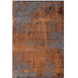 Alfombra Glam Velvet Naranja gris - Salgueiro