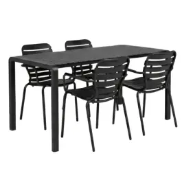 Set exterior Vondel negro - Zuiver