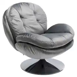Sillón Giratorio Cosy Gris - Kare Design