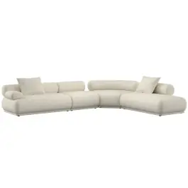 Sofá Rembrandt modular izquierdo 7,5 plazas beige - Zuiver