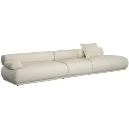 Sofá Rembrandt modular izquierdo 4,5 plazas beige - Zuiver