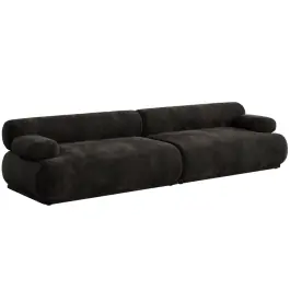 Sofá Rembrandt modular 3 plazas marrón - Zuiver