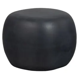 Mesa auxiliar Pebble Negra 35 x 50cm - Woood