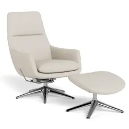 Sillón Relax Marinella Piel Blanco - Flexlux