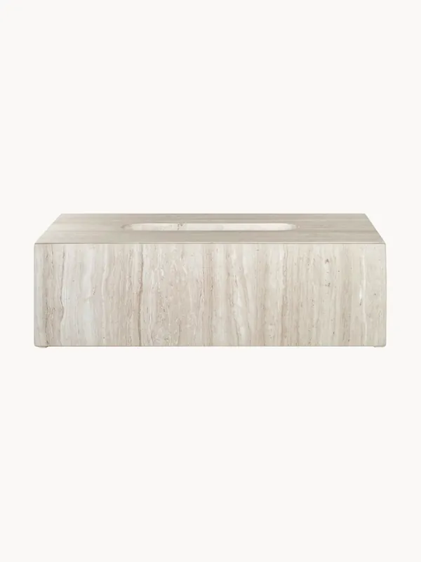 Caja de pañuelos de mármol Lamura - blomus