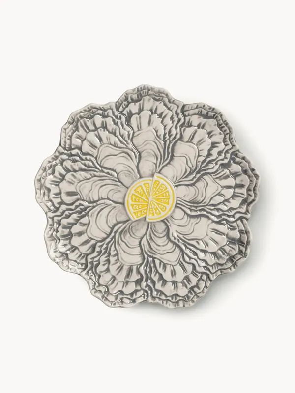 Plato postre de dolomita Oyster - &klevering