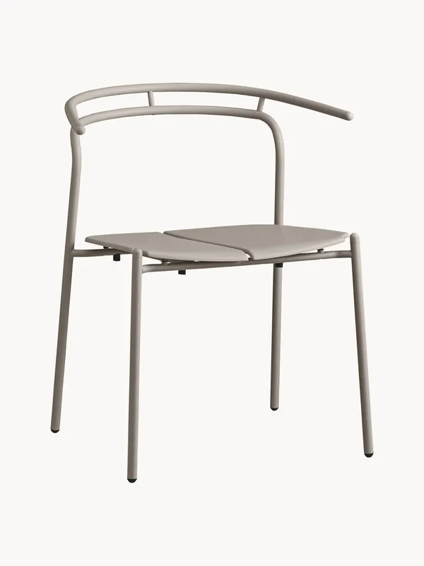Silla de comedor para exterior con reposabrazos Novo - AYTM